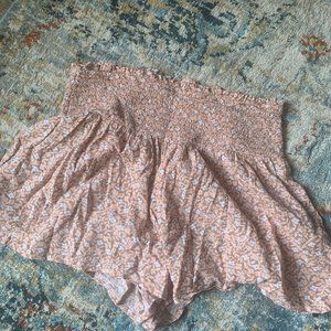 Aerie Flower Print Flowy Shorts